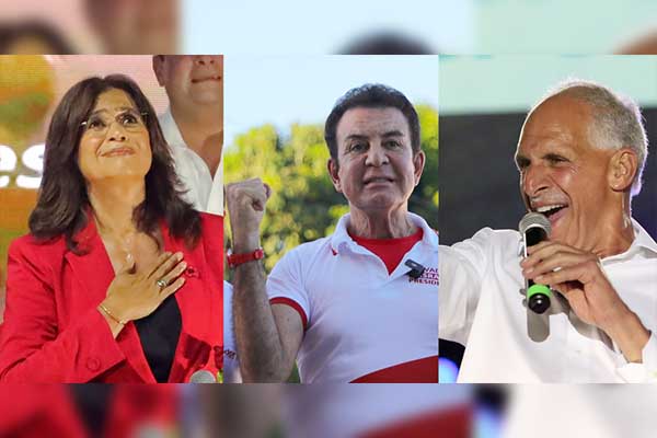Moncada, Nasralla y Asfura, para suceder a Xiomara Castro en Honduras