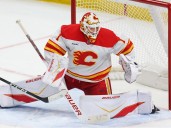 ‘We’re all gonna die’: Flames goalie stays grounded by saying what?!?
