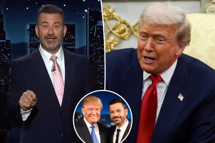 Donald Trump reignites feud with Jimmy Kimmel after comedian roasts him over Epstein files
