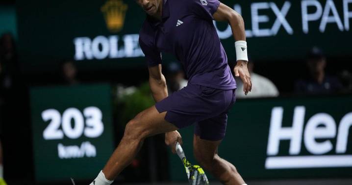 Canada's Auger-Aliassime falls to Italy's Sinner in Paris Masters final