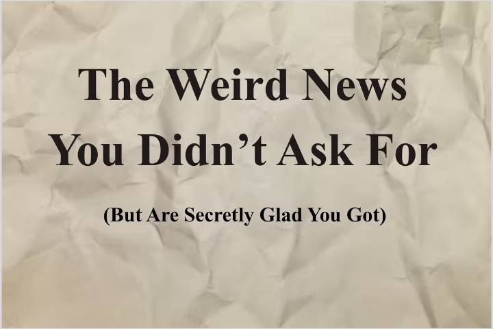 This Week in Wild and Bizarre U.S. News