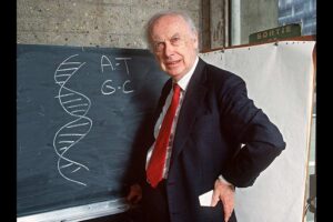 James Watson, famous geneticist and Nobel Prize co-winner in the structure of DNA, dies at 97