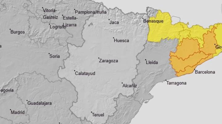 Las fuertes tormentas dejan sin suministro eléctrico a 110 clientes en la provincia de Huesca