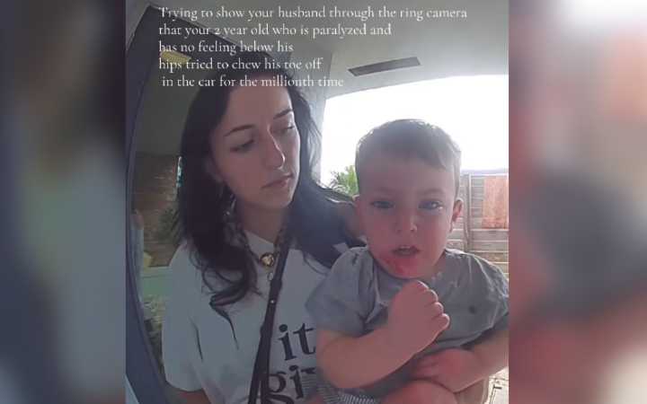 Mom Drives With Paralyzed Toddler—What She Sees in Backseat Horrifies Her