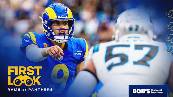 First Look: Rams head south to take on Panthers in Week 13 seeking to maintain possession of first place in NFC