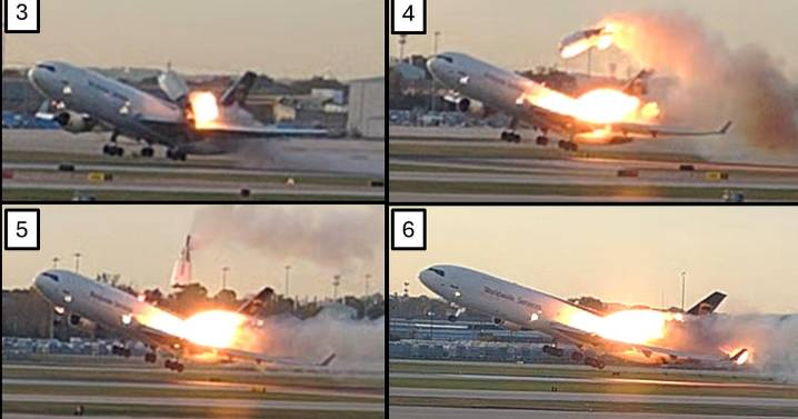 Investigators say doomed UPS plane had cracks in engine mount, release dramatic photos of moments before deadly crash