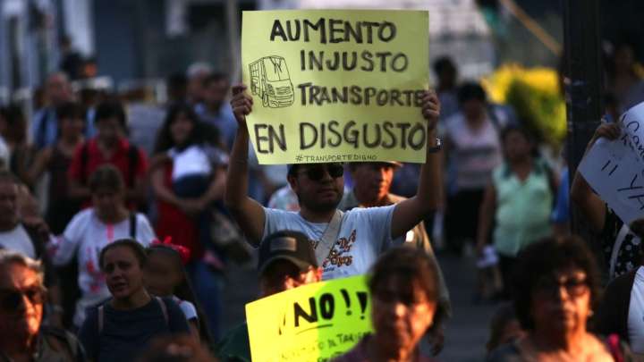 Marcha contra “Tarifazo” en CDMX Hoy: Puntos Afectados por Aumento del Pasaje