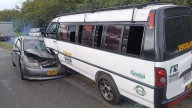 Accidente de bus escolar en zona rural de Cali dejó dos vehículos afectados; esto es lo que se sabe
