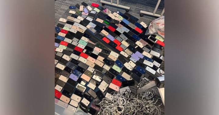 Hundreds of phones CRUSHED after being seized at Strangeways prison