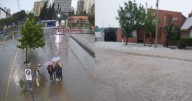 Video | Fuertes tormentas en Neuquén este jueves: cayó granizo y abundante agua en varias localidades