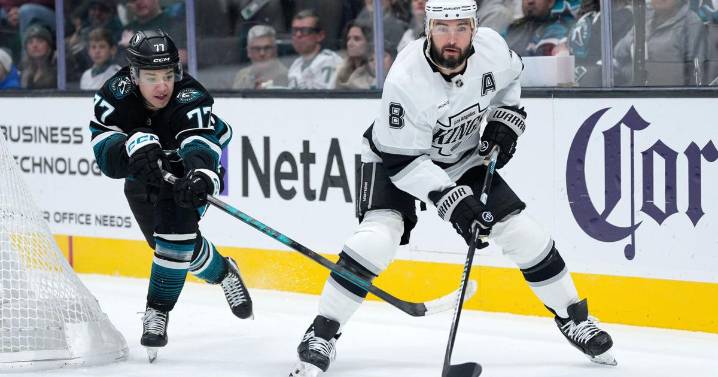 LA Kings put veteran D Drew Doughty on injured reserve after taking a shot off his foot