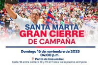 Rafael Noya invita al gran cierre de campaña en Santa Marta