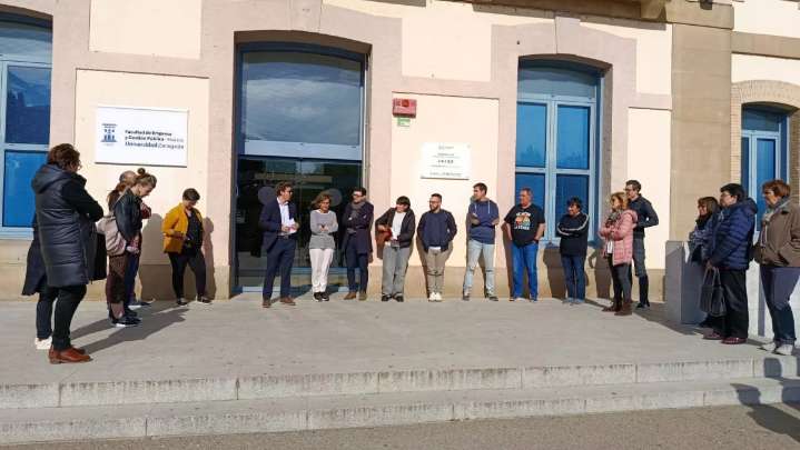 La Universidad de Zaragoza condena el asesinato de Eugenia y se une al minuto de silencio en su memoria