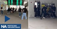Video: brutal batalla campal en el patio de una escuela de La Plata