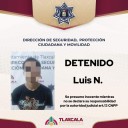 Cae en pleno centro de Tlaxcala un hombre buscado con orden de aprehensión