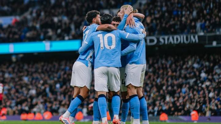 Erling Haaland guía al Manchester City con doblete ante Bournemouth en la Premier League