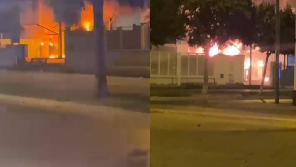 Detenidas tres personas por provocar un incendio que arrasó parte de una gasolinera de Los Palacios