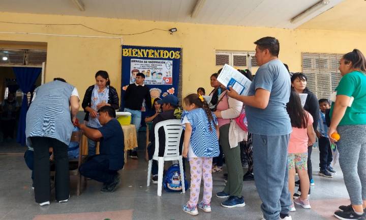 Jardineritos de Ingeniero Juárez recibieron controles del Programa de Libretas de Salud Escolar