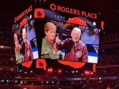 Warriors on Ice: Veterans recognized at Edmonton Oilers game