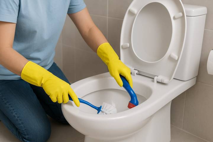 ¿Cómo eliminar las manchas de sarro de la taza de baño? Conoce la técnica