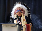 Tsuut’ina swears in Major Chief Ellery Starlight, 12 minor chiefs