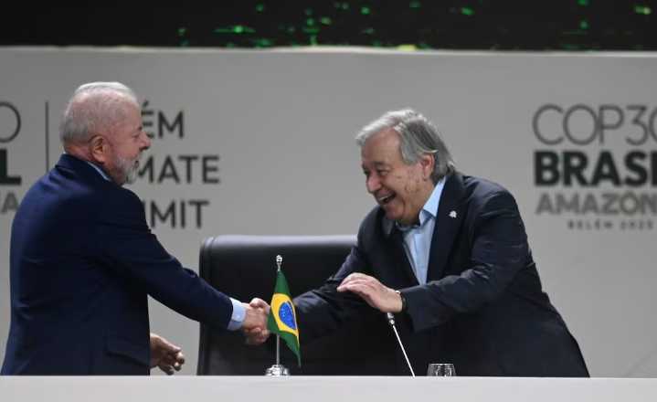 Lula y Guterres presionan para lograr un acuerdo en la COP30