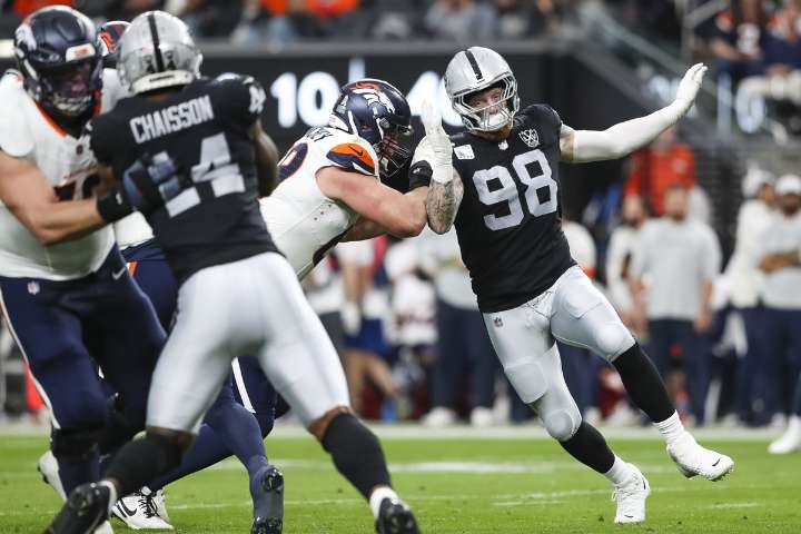 History not on Raiders' side in Thursday night game at Denver