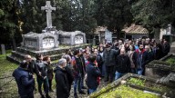 La lluvia obliga a aplazar la visita al cementerio de las Jornadas Góticas de Cáceres