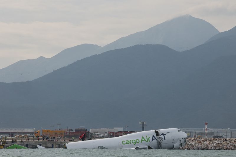 Cargo plane engine accelerated before fatal Hong Kong crash, investigators say