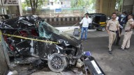 Pune Accident Video: 2 Cousins Killed, 1 Injured as Car Crashes Into Metro Pillar Near Bund Garden