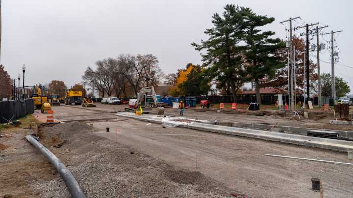 Here's when Evansville's Riverside Drive may reopen amid sinkhole woes