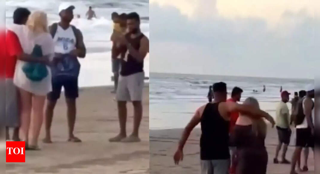 They were visibly uncomfortable: Men seen forcing foreign tourists for photos in Goa