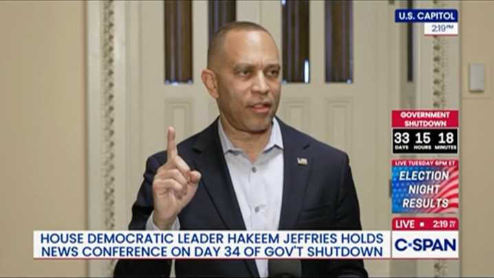 Jeffries Accuses Trump And the GOP of Running a ‘Pedophile Protection Program’