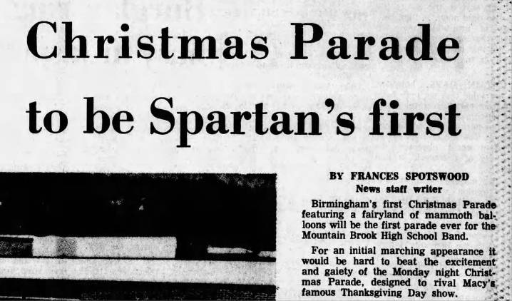 Back When: Spartans march into their first Christmas Parade