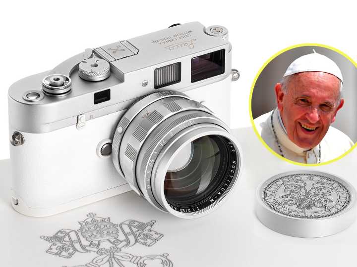 Remataron una cámara de fotos del papa Francisco por una millonaria cifra: a qué se destinará el dinero