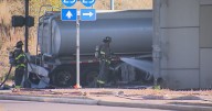 Fatal Tanker Truck Crash Spreads Fuel Beneath I