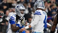 Cowboys honor Kneeland, then get 4 TD passes from Prescott in 33