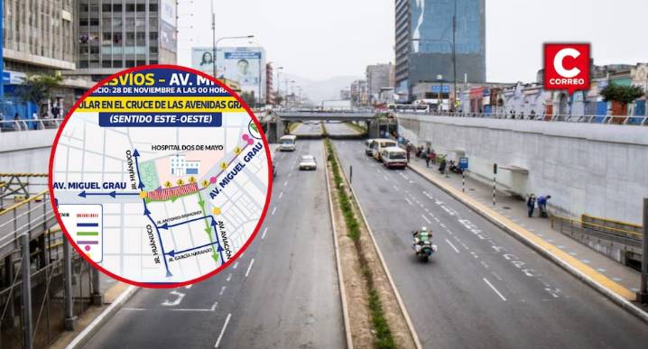 MML aplica cierre total en el cruce de Grau y Aviación desde primeras horas del día: estas son las rutas alternas