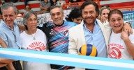 Sáenz inauguró el nuevo piso flotante del Complejo Deportivo "Pablo y Vicente Burgos" en Metán