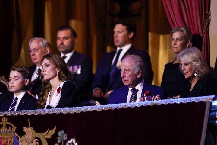 Prince George accompanies Princess Kate, King and Queen to Festival of Remembrance