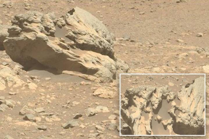 NASA discovers rock on Mars that shouldn't be there