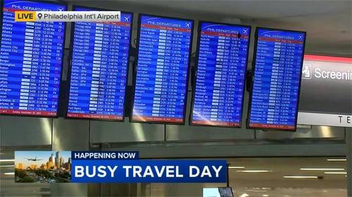 Holiday travel: Smooth start to busiest travel day of the year at PHL