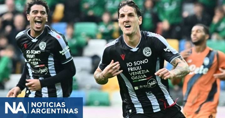 Udinese venció a Atalanta y le sacó el invicto en la Serie A