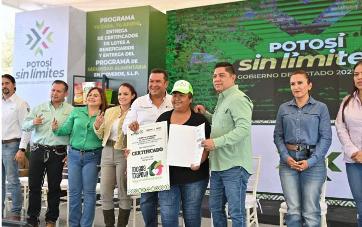 Garantizan patrimonio seguro para familias de la Zona Media