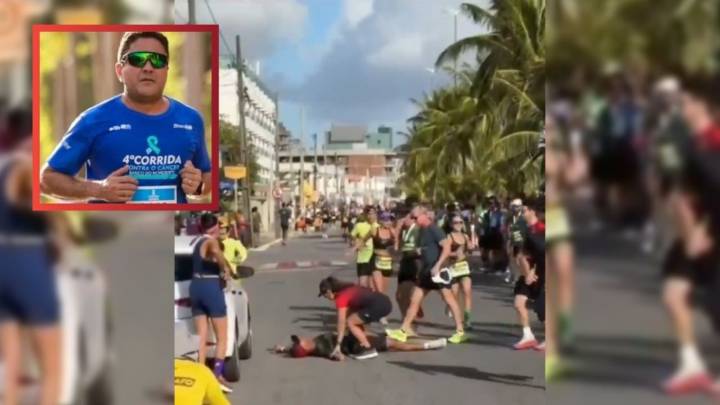 Muere empresario brasileño mientras corría un medio maratón, se quedó a unos metros de la meta