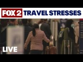 LIVE | DTW flight reduction leads to travel stresses