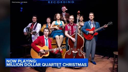 'Million Dollar Quartet Christmas Show; playing at Marriott Theatre in Lincolnshire