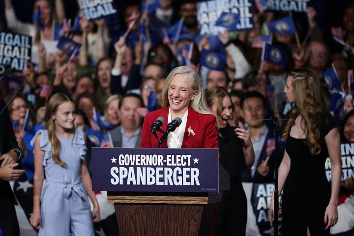 Democrat Abigail Spanberger elected Virginia governor