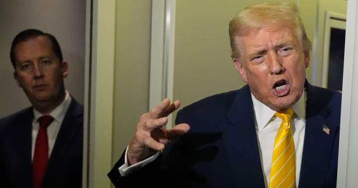 Trump tells reporter ‘Quiet, piggy’ in response to Epstein questions