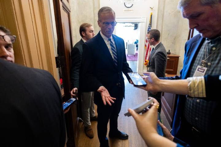 Thune fields Senate GOP backlash over 'Arctic Frost' surveillance provision
